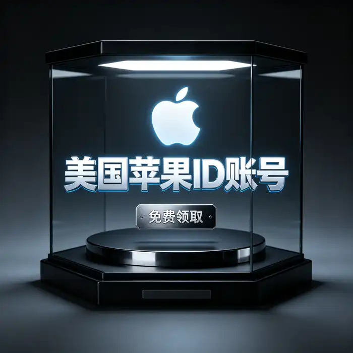 apple id美版账号与 App Store 登录及下载应用流程示意图